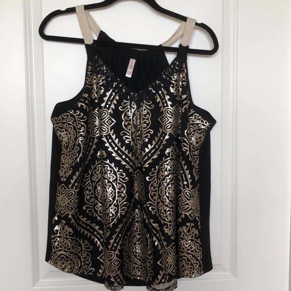 Matte Sequin Top
